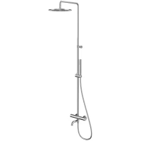 Душевая система Whitecross Y Y1234NIB 300 мм, с термостатом, никель матовый