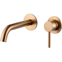 Смеситель для раковины Knotlor Eclipse SS-25/RB встраиваемый, бронза матовая