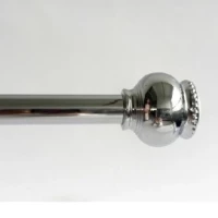 Карниз для ванны 100-180 см Carnation Home Fashions Dorchester Chrome TSR-DOR/03