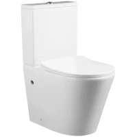 Унитаз-компакт Ceruttispa Sella CT9864 безободковый, с сиденьем микролифт, белый