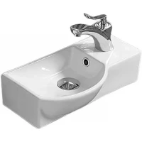 Раковина CeramaLux 7947AL 41x22,5 см L, рукомойник, белый