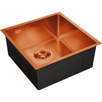 Кухонная мойка Emar EMB-131 PVD Nano Coppery 44x42 см, медь
