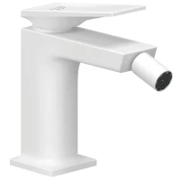 Смеситель для биде Kludi Decus 542175375 с донным клапаном, белый матовый