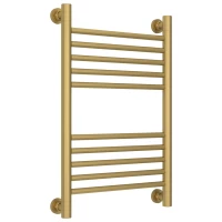 Полотенцесушитель водяной 600x400 перемычка выгнутая золотой матовый Сунержа Богема+ 032-0221-6040