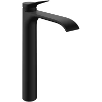 Смеситель для раковины Hansgrohe Vivenis 75044670 CoolStart, с донным клапаном, черный матовый