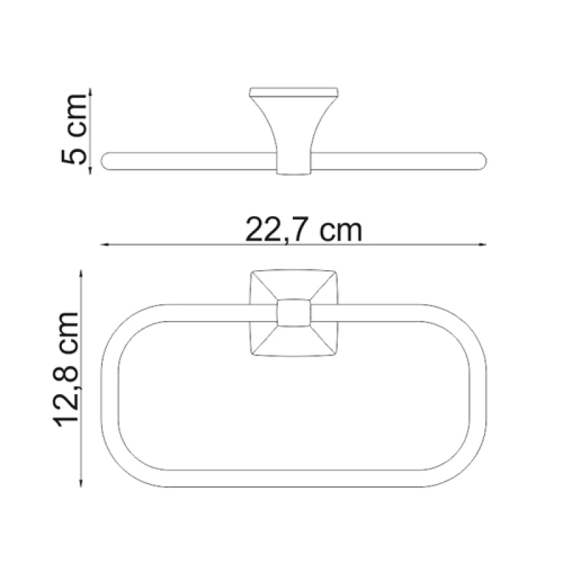 Кольцо для полотенец WasserKRAFT Wern К-2560