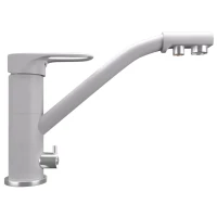 Смеситель для кухни с подключением к фильтру Ulgran платина UQ-010-04