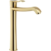 Смеситель для раковины Nobili Sofi SI98128/2GDP с донным клапаном, золотой