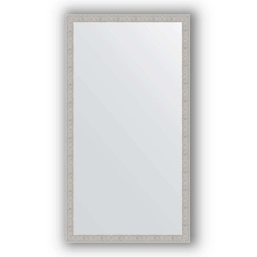Зеркало 71x131 см волна алюминий Evoform Definite BY 3294 зеркало шкаф style line панда волна 60 с подсветкой белый 4650134470383
