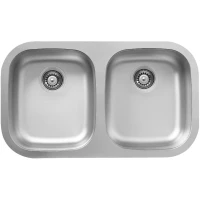 Кухонная мойка полированная сталь Ukinox Модерн MOP780.460 20GT10P