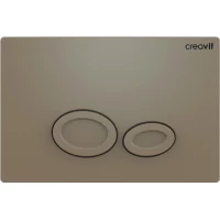 Кнопка смыва Creavit Drop GP2002.06 для инсталляции, капучино матовый