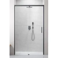 Душевая дверь Radaway Idea Brushed GunMetal DWJ 130 Left 387017-92-01L 130 см L, профиль оружейная сталь матовый, стекло прозрачное