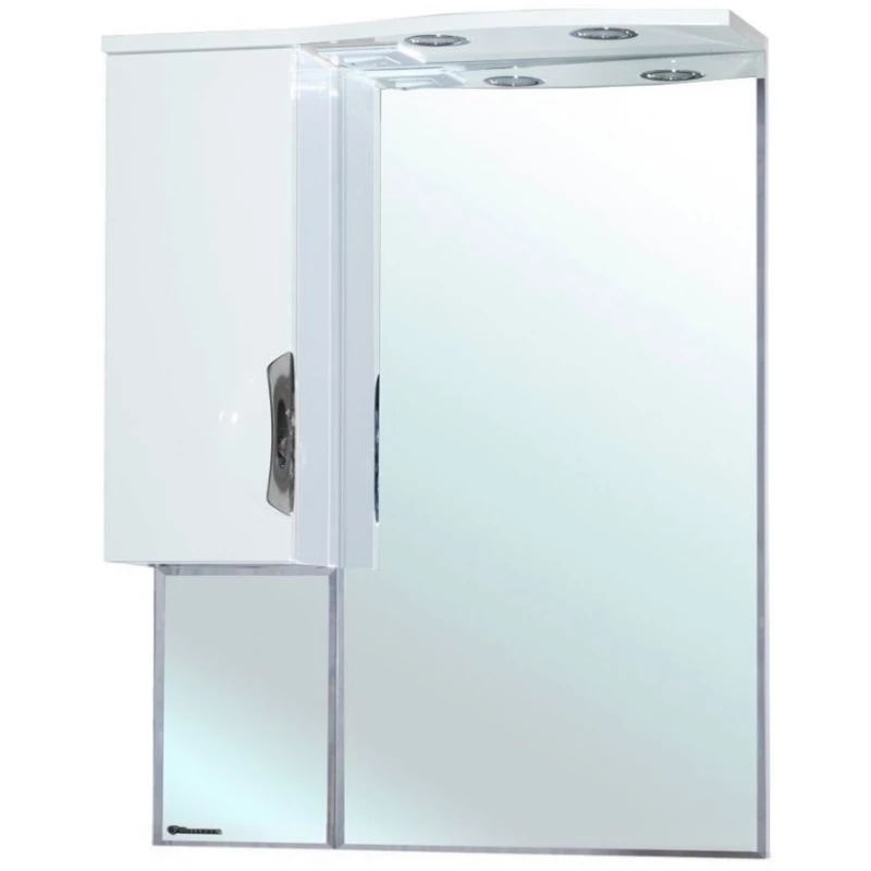 Зеркальный шкаф 65x100 см белый глянец L Bellezza Лагуна 4612110002018