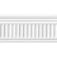 Бордюр Kerama Marazzi Бланше белый структурированный 9,9x20