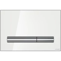 Кнопка смыва Cersanit Pilot BU-PIL/Whg/Gl для инсталляции, белый глянец/хром