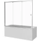 Шторка для ванны 150 см Good Door Screen WTW-150-C-CH прозрачное - 3