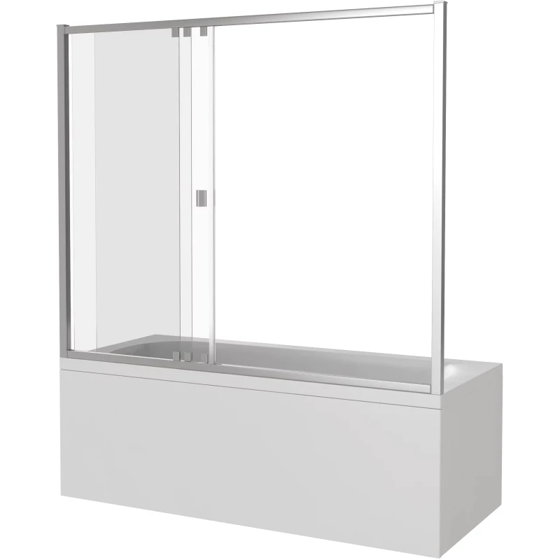 Шторка для ванны 150 см Good Door Screen WTW-150-C-CH прозрачное