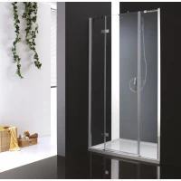 Душевая дверь распашная Cezares Bergamo 150 см прозрачное стекло BERGAMO-W-B-13-60+60/30-C-Cr-L