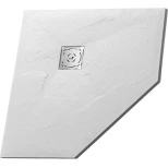 Изображение товара душевой поддон из литьевого мрамора 100x100 см rgw stone tray st/t-0100w 16155100-01