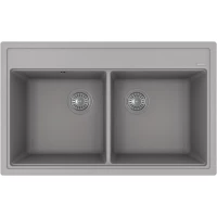 Кухонная мойка Florentina Липси 820 20.370.E0820.307 82x51 см, серый шелк