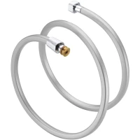 Душевой шланг D&K DC1200801 150 см, серебряный