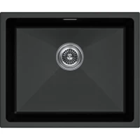 Кухонная мойка Paulmark Lumi LU55-BL 55,5x46 см, черный