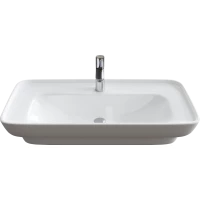 Раковина-чаша Brevita Доппио 0117 81x42 см, накладная, белый