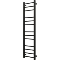 Полотенцесушитель электрический Grota Eco Classic 4620014139099 1200x300, ТЭН левый/правый, черный матовый