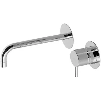 Смеситель для раковины Cisal Less New LN00551721 встраиваемый, без донного клапана, хром