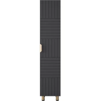 Пенал Brevita Gloster GLOS-05035-48-2П напольный R, графит матовый