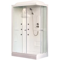 Душевая кабина 120x80x217 см Royal Bath RB8120HP2-T-L прозрачное