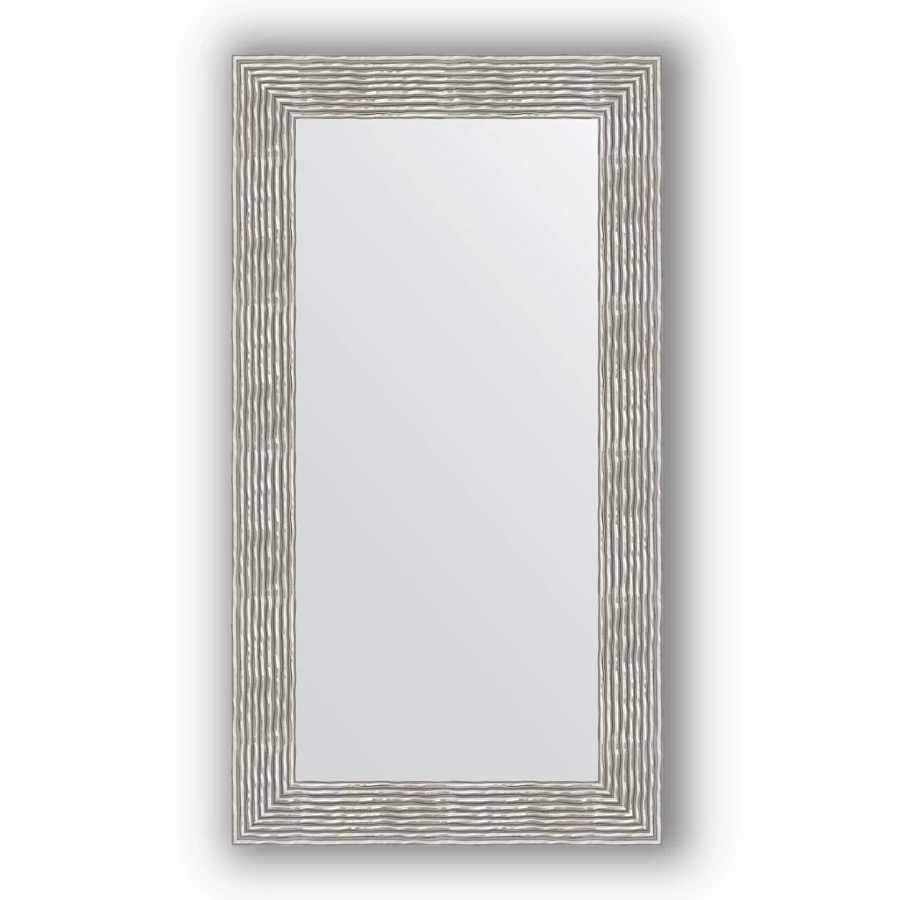 Зеркало 60x110 см волна хром Evoform Definite BY 3089 зеркало шкаф style line панда волна 60 с подсветкой белый 4650134470383