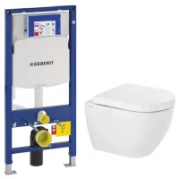 Комплект подвесной унитаз Sanindusa Sanibold 137034004 + 2373100 + система инсталляции Geberit 111.300.00.5