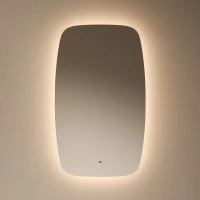 Зеркало Sancos Эра ER600 60x100 см, с LED-подсветкой, сенсорным выключателем, диммером