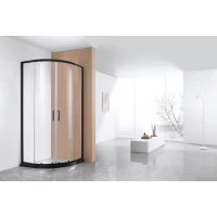 Душевой уголок 90x90 см Bravat Blackline BS090.1201B прозрачное