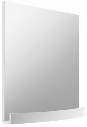 Зеркало с полкой белый глянец 70х70 см Ravak Evolution N X000000781 - фото 1