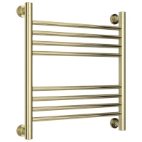 Полотенцесушитель водяной 500x500 перемычка выгнутая шампань Сунержа Богема+ 020-0221-5050