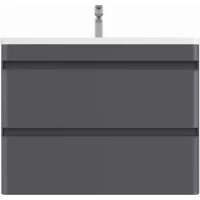 Тумба под раковину Style Line Атлантика СС-00002598 79,2 см, подвесная, графит матовый