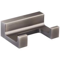 Крючок Rav Slezak Nil NLA0102MG двойной, для ванны, оружейная сталь матовый