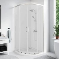 Душевой уголок Good Door Cube R-100-C-CH КУ00003 100x100 см, профиль хром, стекло прозрачное