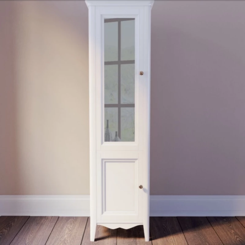 Шкаф-колонна напольная левая белый Tiffany World Veronica Nuova VER2050S-B
