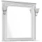 Зеркало 90x96,3 см белый серебряная патина Aquanet Паола 00181769 - 1