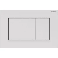 Кнопка смыва Geberit Sigma 30 115.883.01.1 для инсталляции, белый матовый/белый глянец/белый матовый