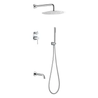 Душевой комплект 300 мм Boheme Uno 464-2-CR
