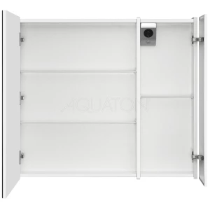 Изображение товара зеркальный шкаф 80x71,1 см белый глянец акватон ондина 1a183502od010