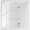 Зеркальный шкаф 50x73 см белый глянец Style Line Виола ЛС-00000117 - 2