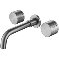 Смеситель для раковины Feramolli Amos CN658 встраиваемый, никель матовый