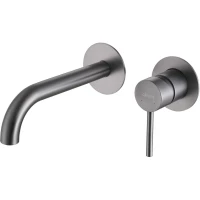 Смеситель для раковины Abber Wasser Kreis AF8112NG встраиваемый, никель