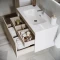 Комплект мебели дуб бардолино/белый глянец 121 см Sancos Smart SM120-1E + CN7006 + AR1200 - 3