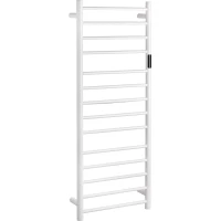 Полотенцесушитель электрический Bemeta Laderra 704151054 1320x450, диммер правый, белый матовый